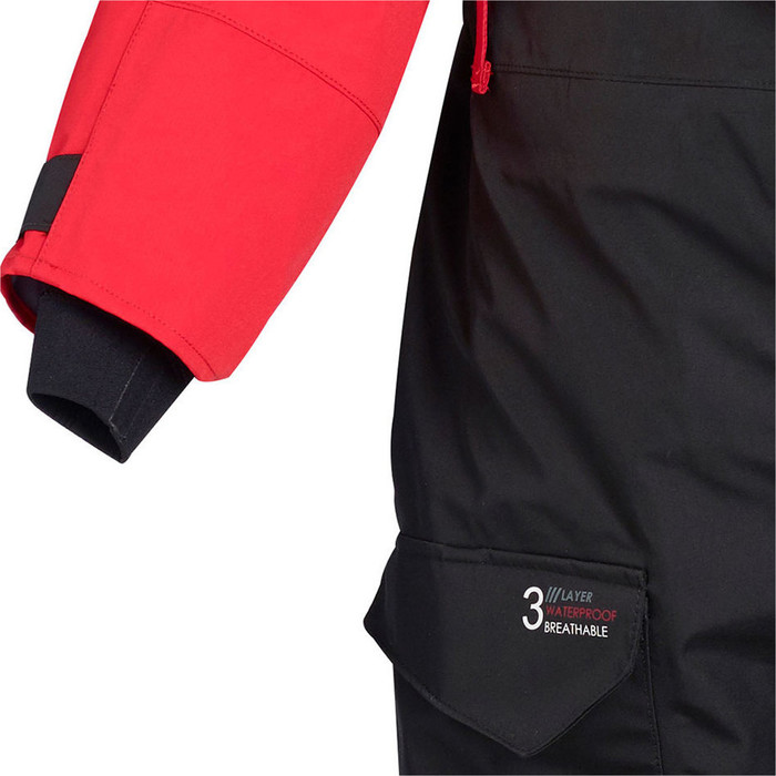 2024 Crewsaver Atacama Sport Drysuit & Free Undersuit 6555 - Rojo / Negro